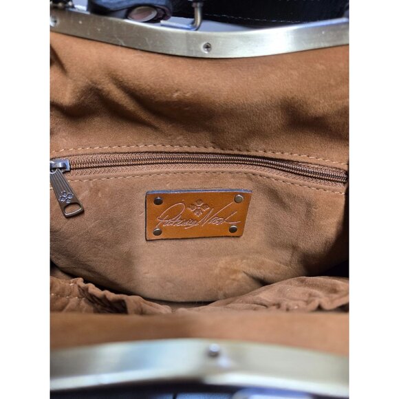 Patricia Nash Animal Abstract 10th Anniversary Edition Leather Crossbody Bag - Picture 11 of 16